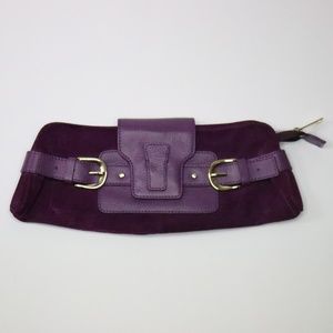 Banana Republic Plum Clutch Evening Handbag